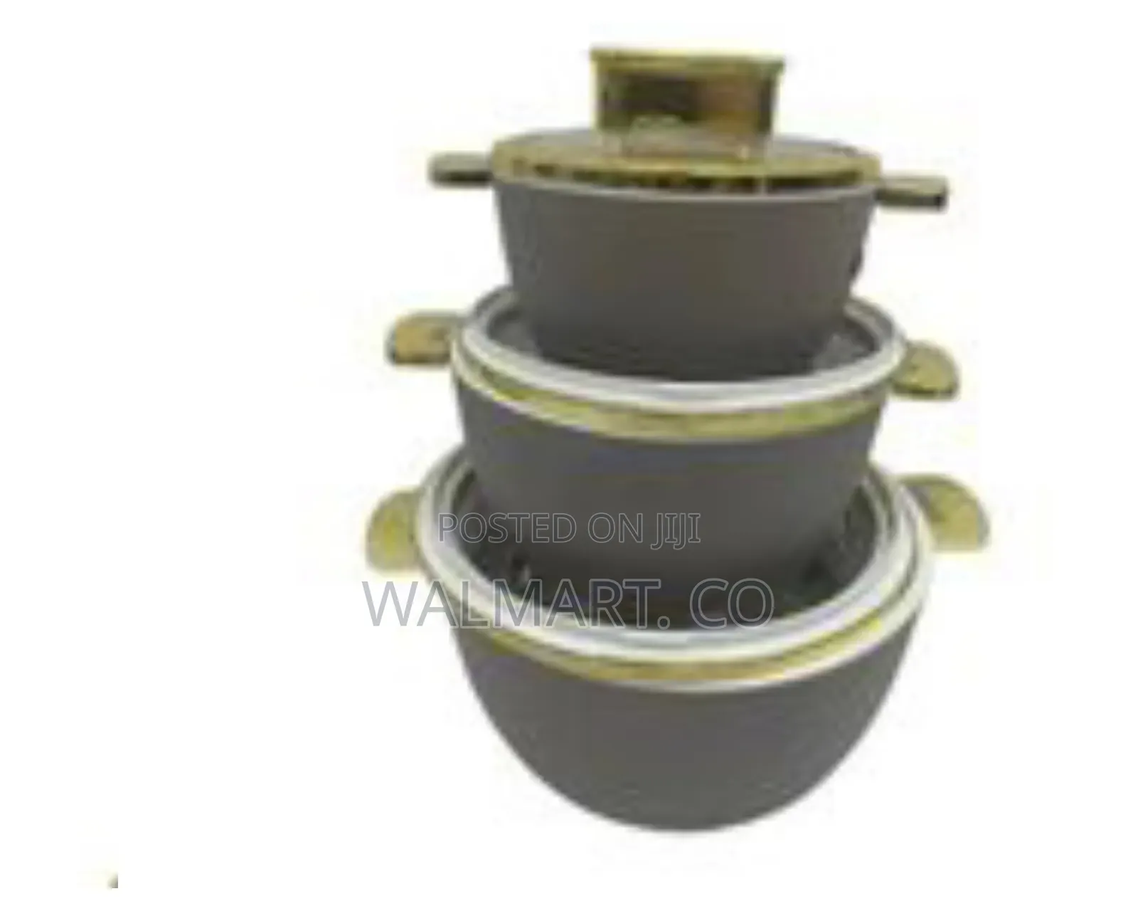 3 Pieces of 1.8l+3.5l+6l Thermal Hot Pot Containers
