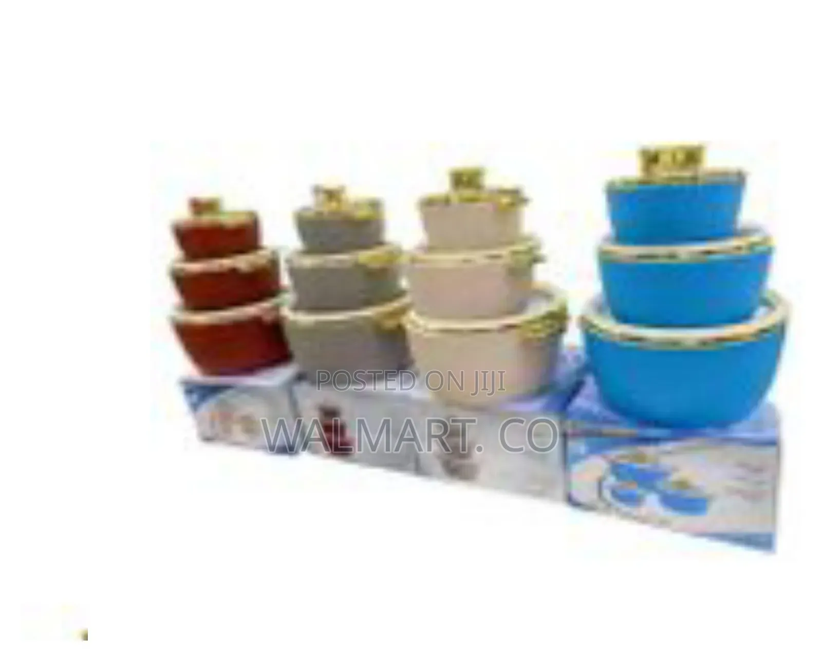 3 Pieces of 1.8l+3.5l+6l Thermal Hot Pot Containers