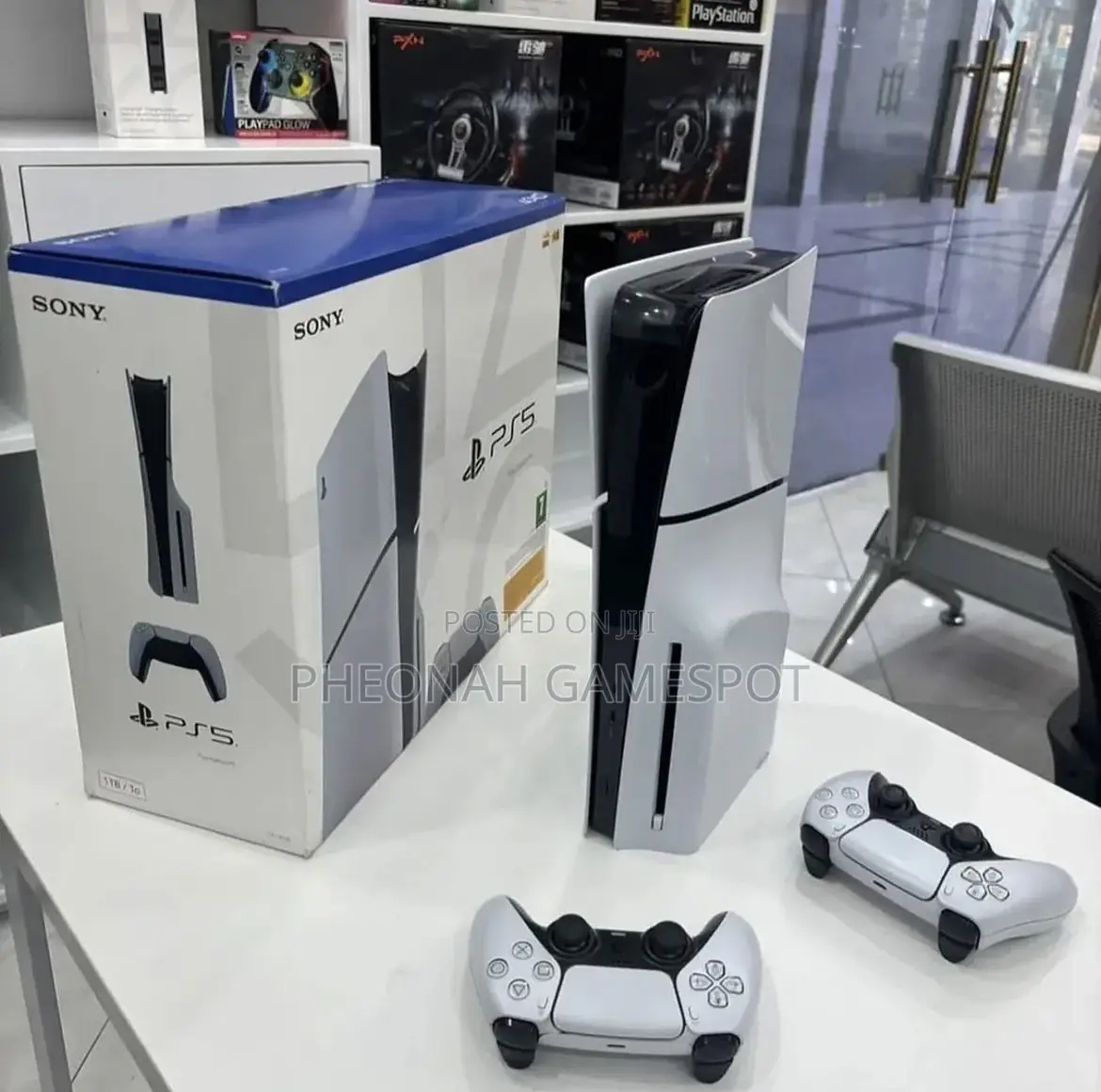 Ps5 Slim Bundle — 2 Controllers, 4 Games, Best Quality!