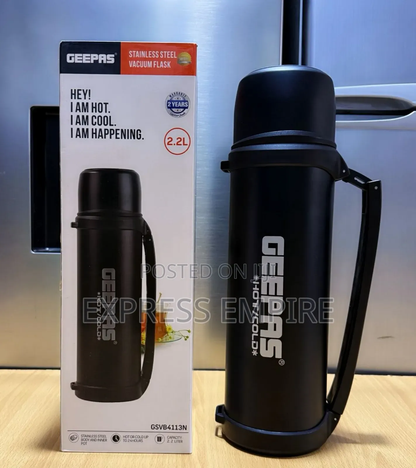 Geepas Stainless Steel Vacuum Flask