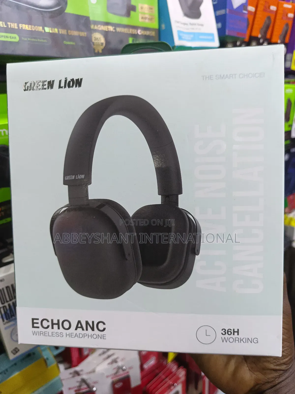 Original Wireless Headphones/Green Lion Echo Anc Wireless Headphones.