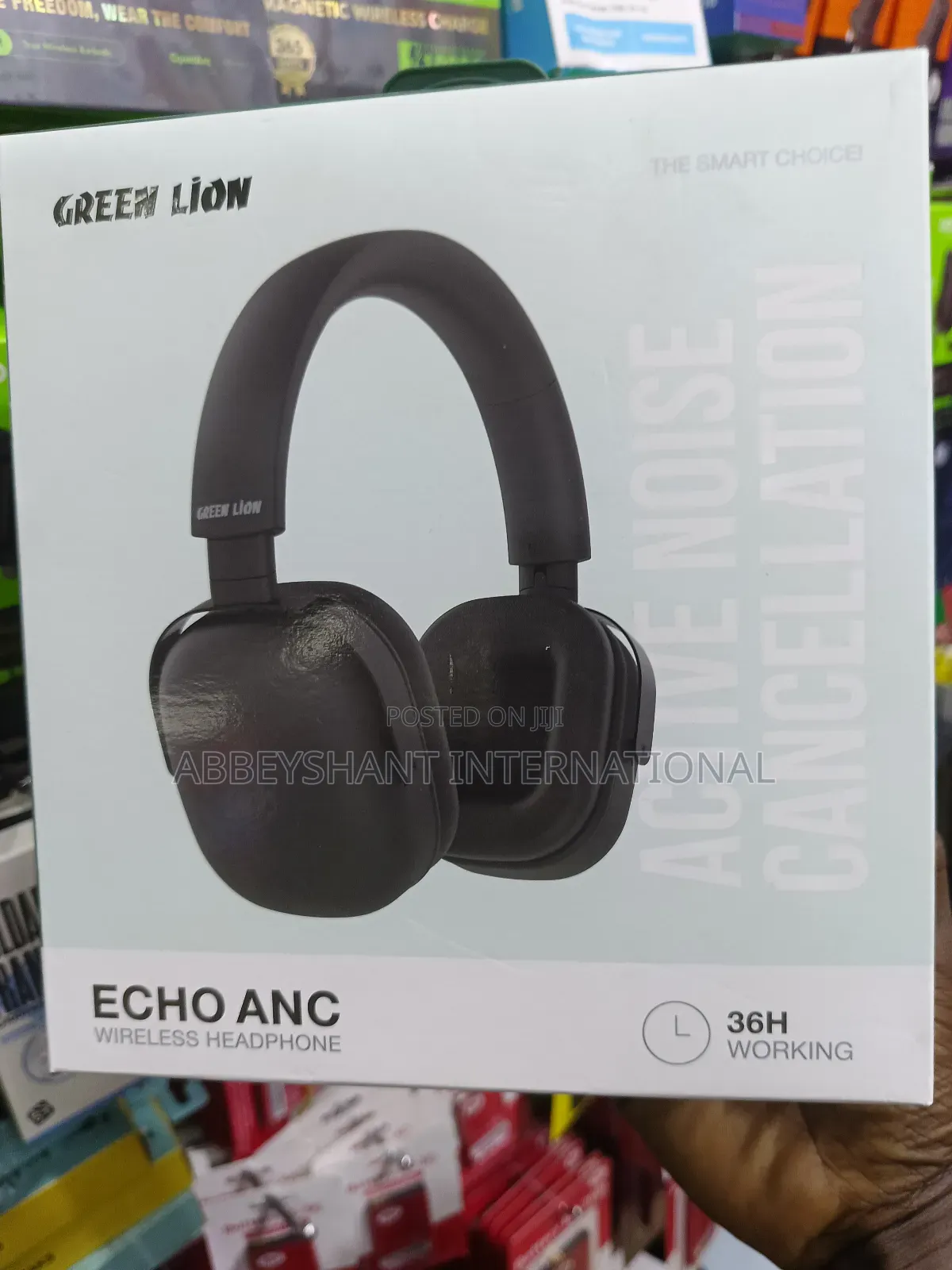 Green Lion Echo Anc Headphone, Bluetooth V5.3 Wireless Headphones