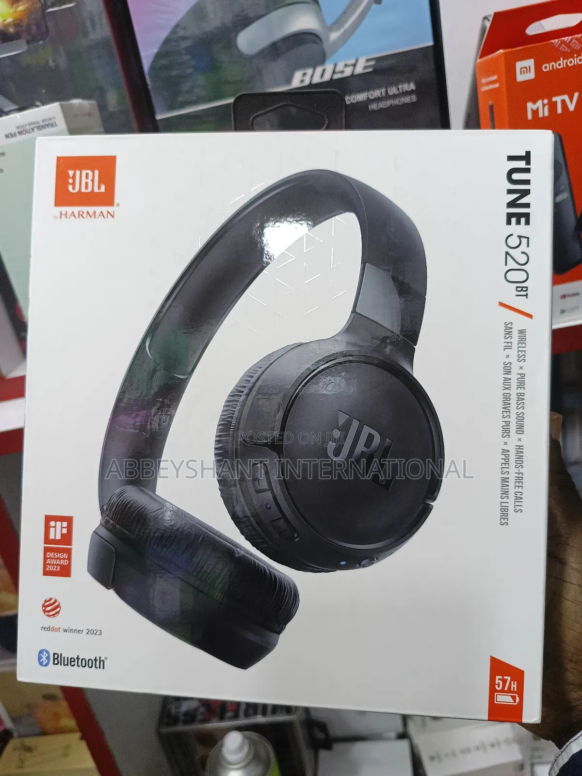 Original JBL Tune 520bt Wireless on-Ear Headphones