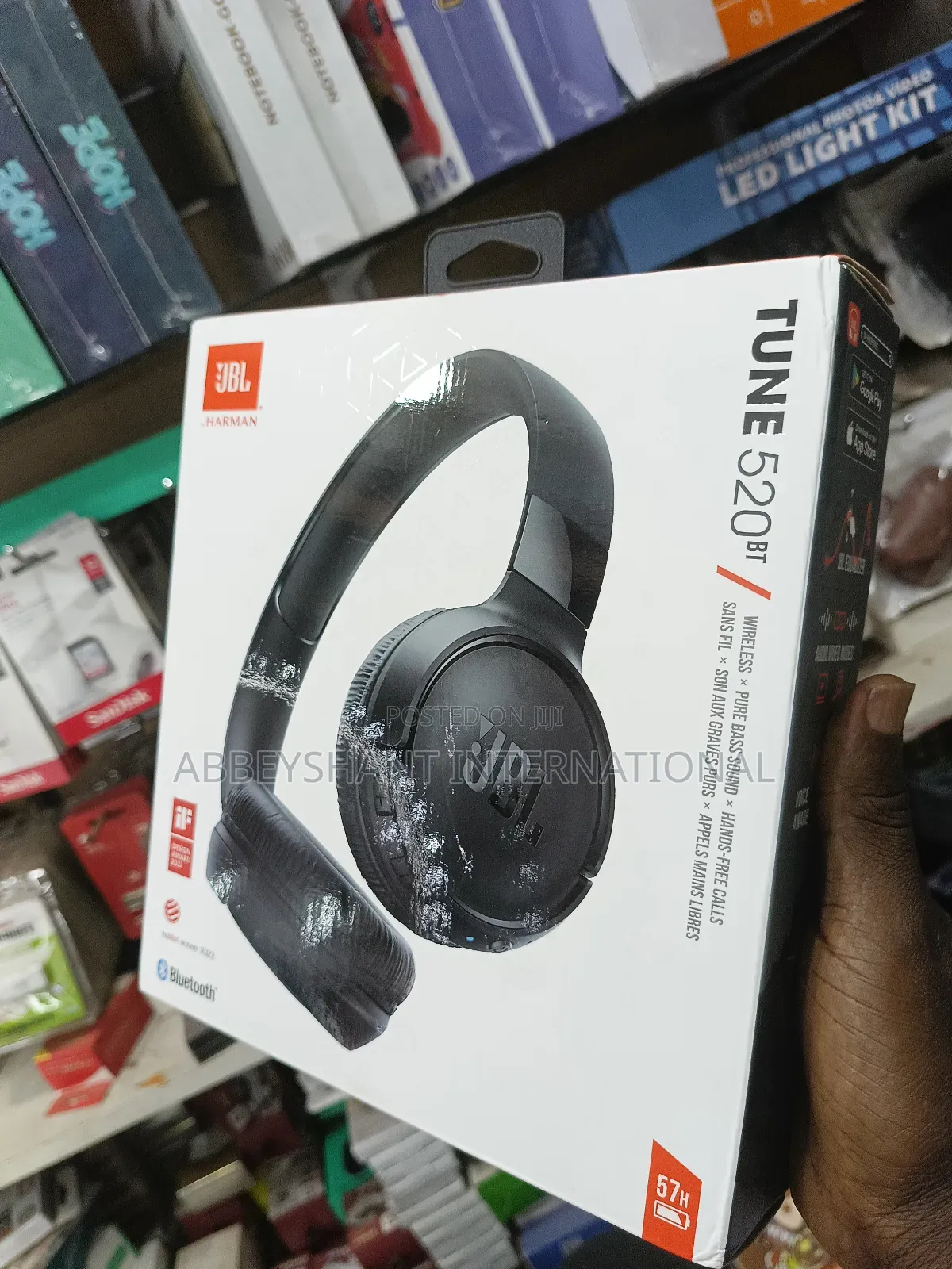 Original JBL Tune 520bt Wireless on-Ear Headphones