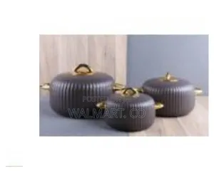 3 Piece Set 1l+2l+3.5l Luxury Stainless Steel Food Warmer