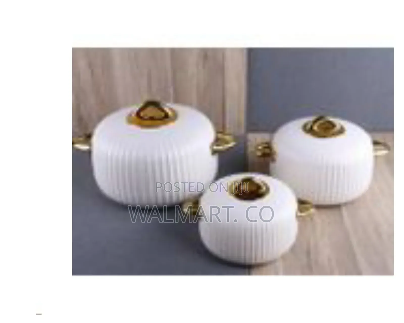 3 Piece Set 1l+2l+3.5l Luxury Stainless Steel Food Warmer