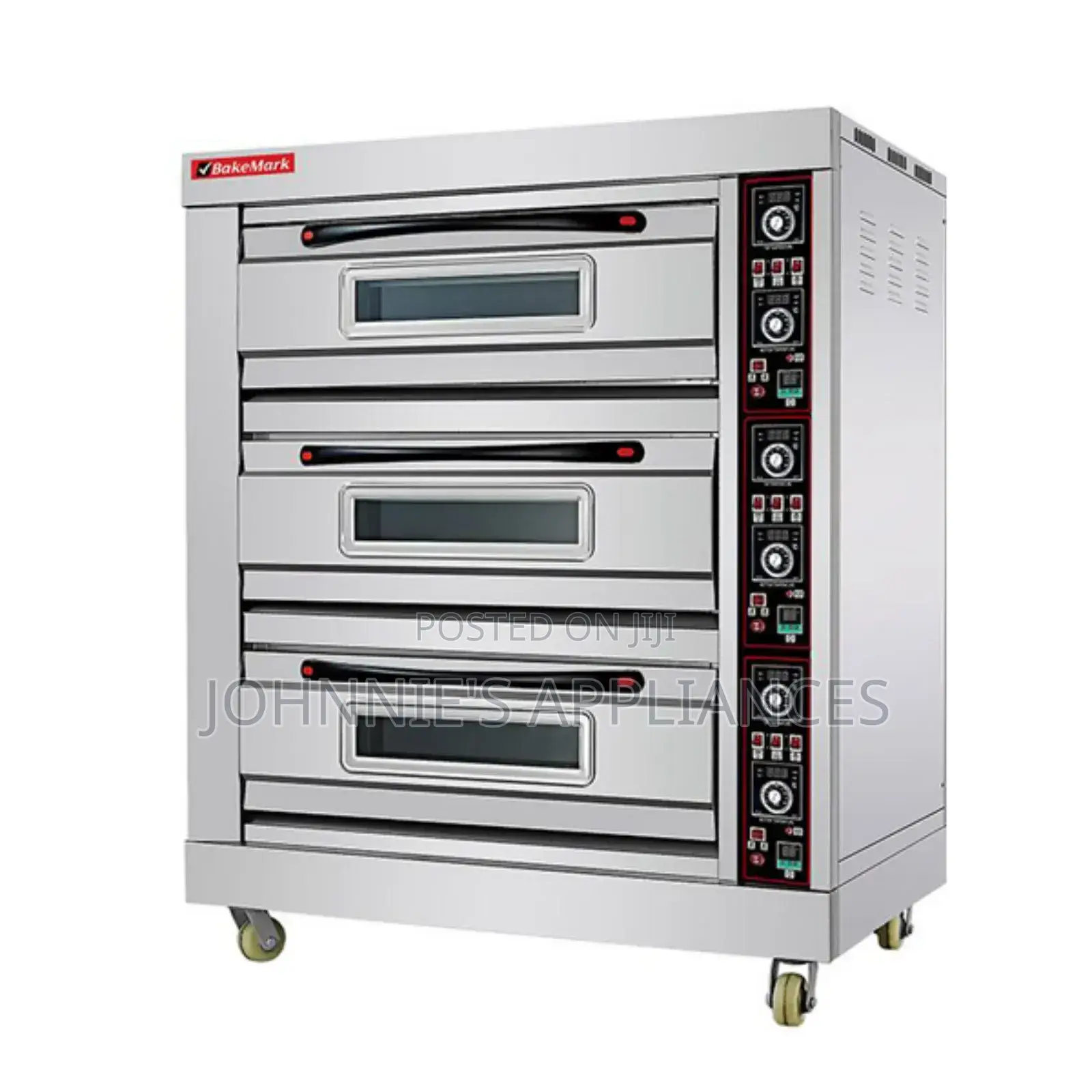3-deck 6-tray Commercial Electric Baking Oven – Stainless Steel