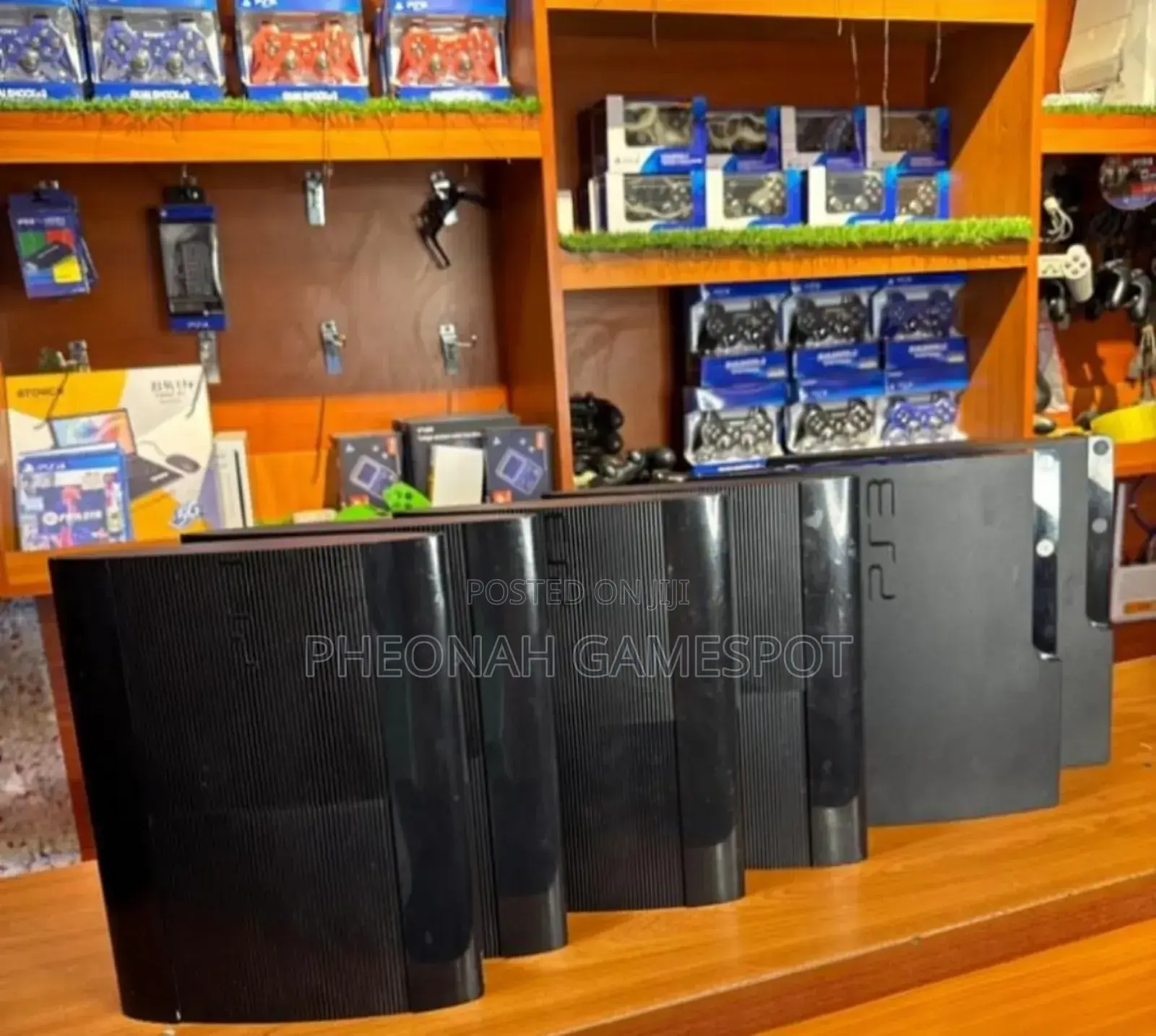 Both Playstation 3 Slim and Super Slim Are Available. 15 Games, 2 Pads
