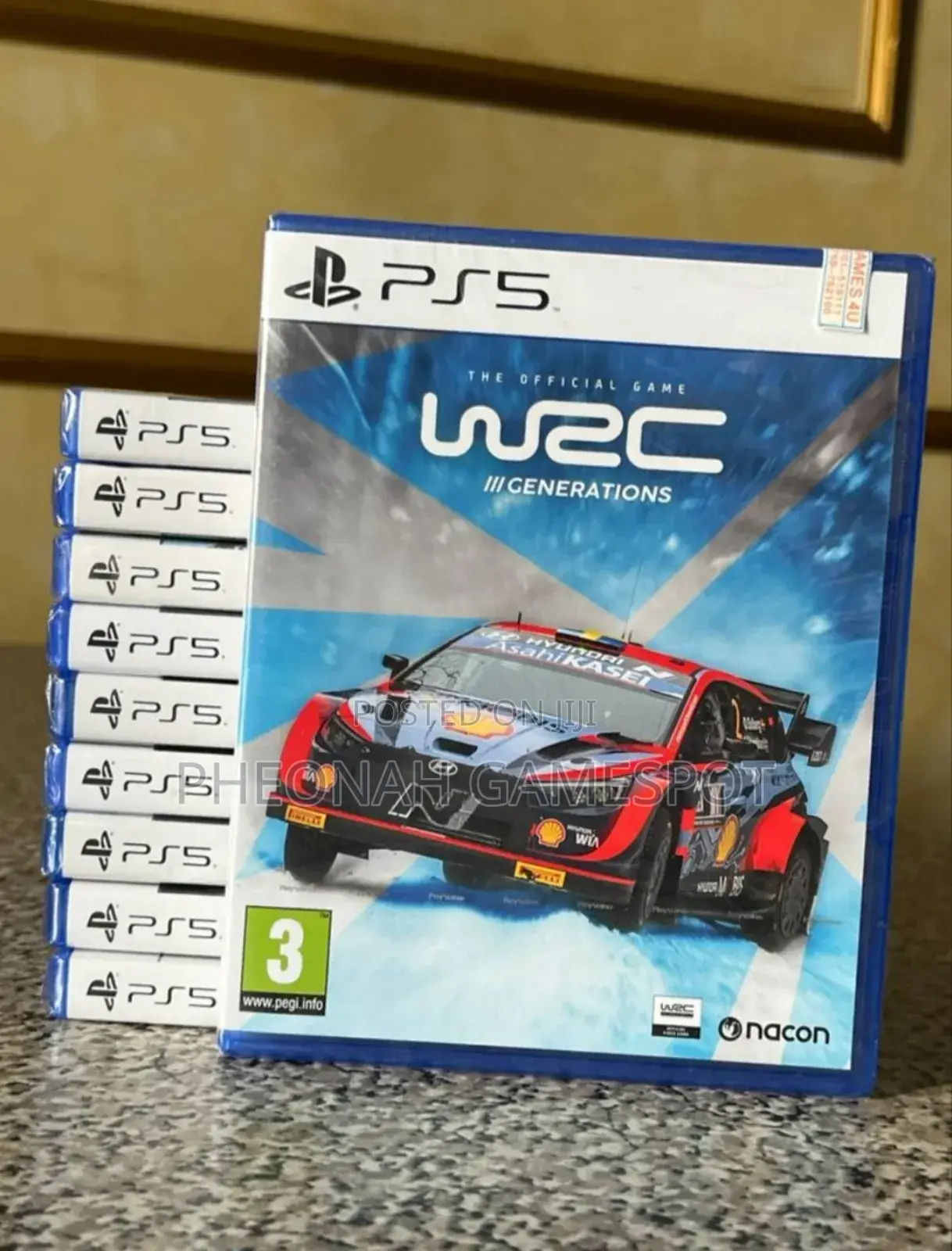 WRC Generations Video Game Cd for Ps5