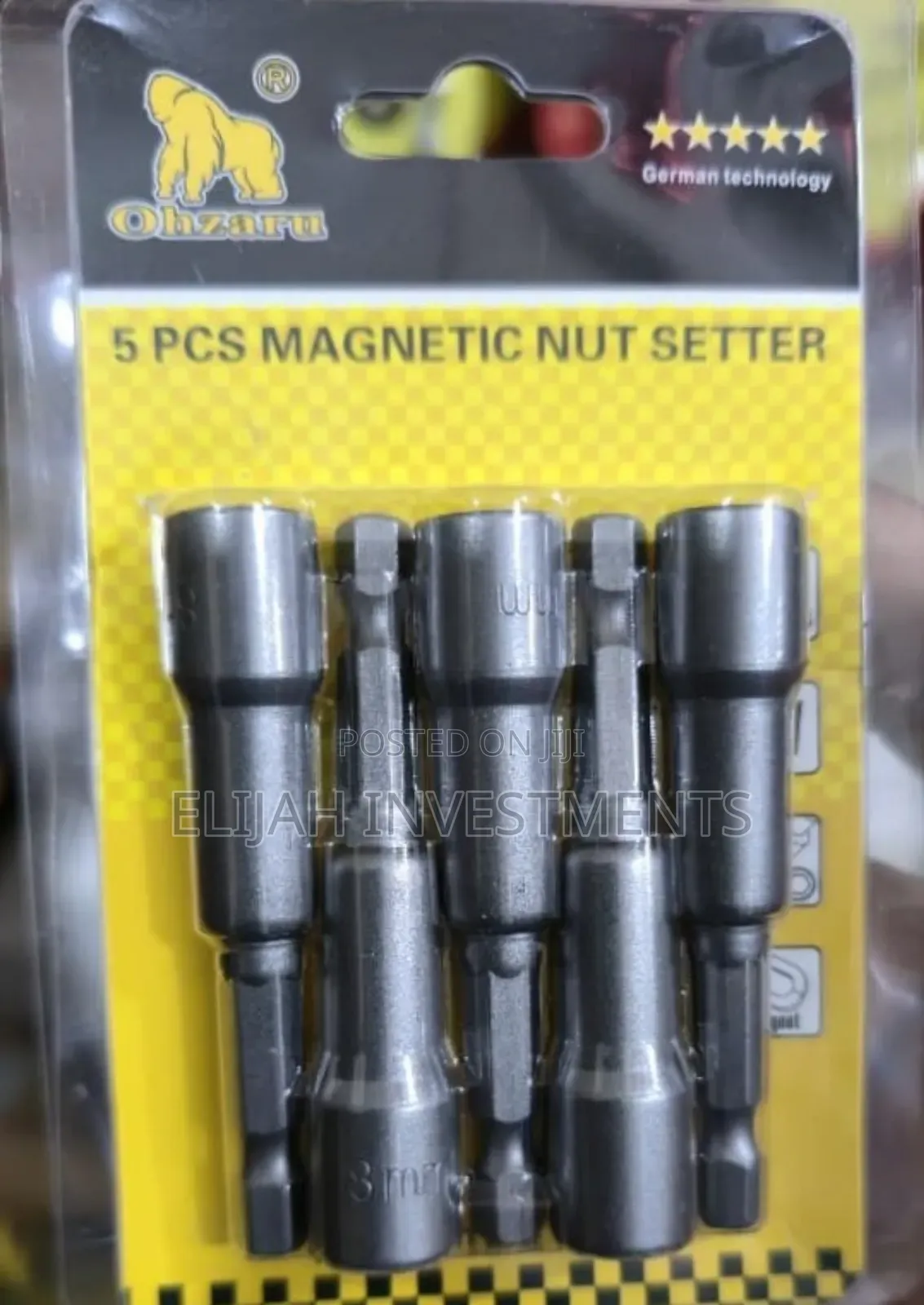 5pcs 8mm Magnetic Nut Setters