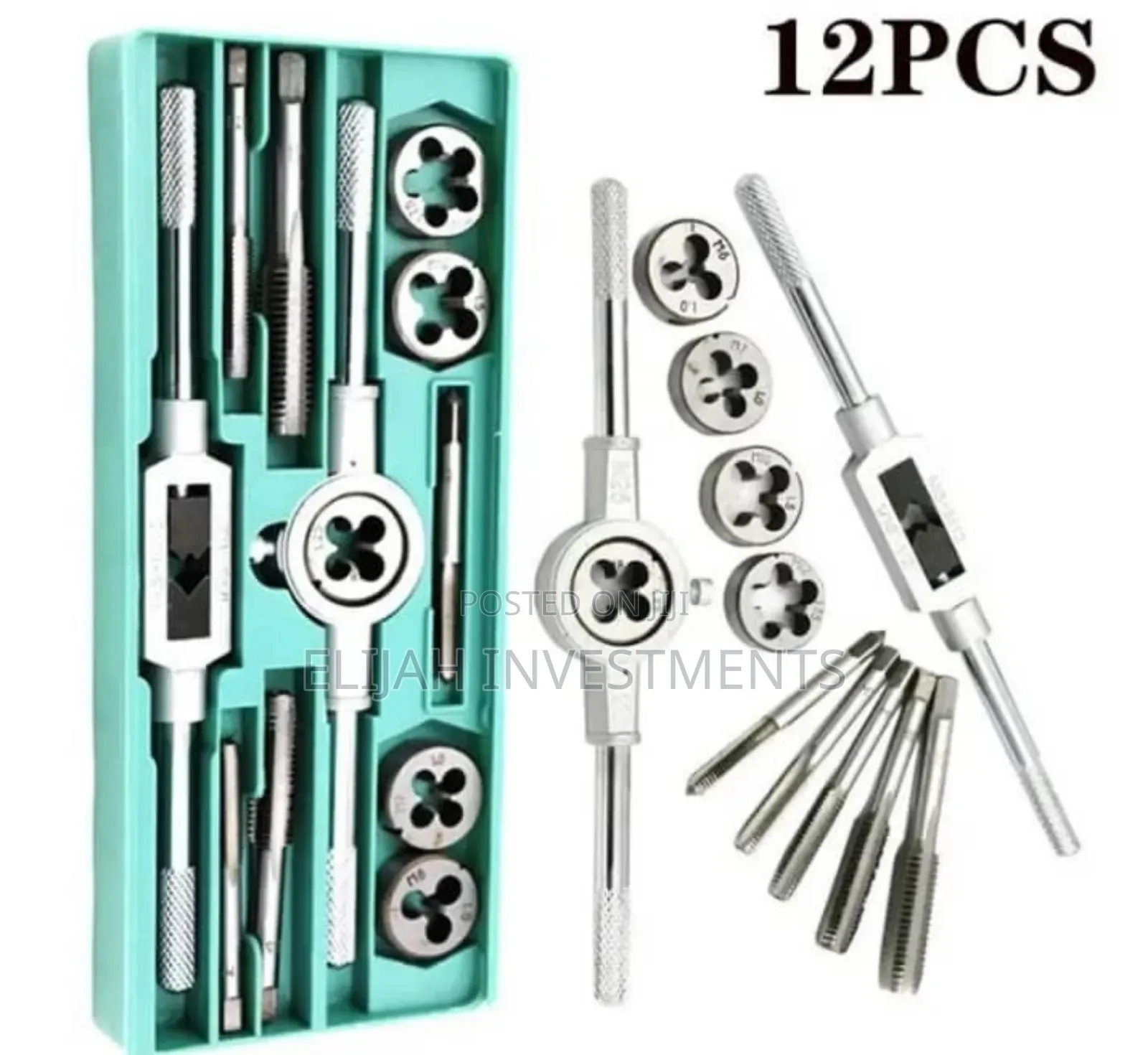 12pcs Threading Tap Die