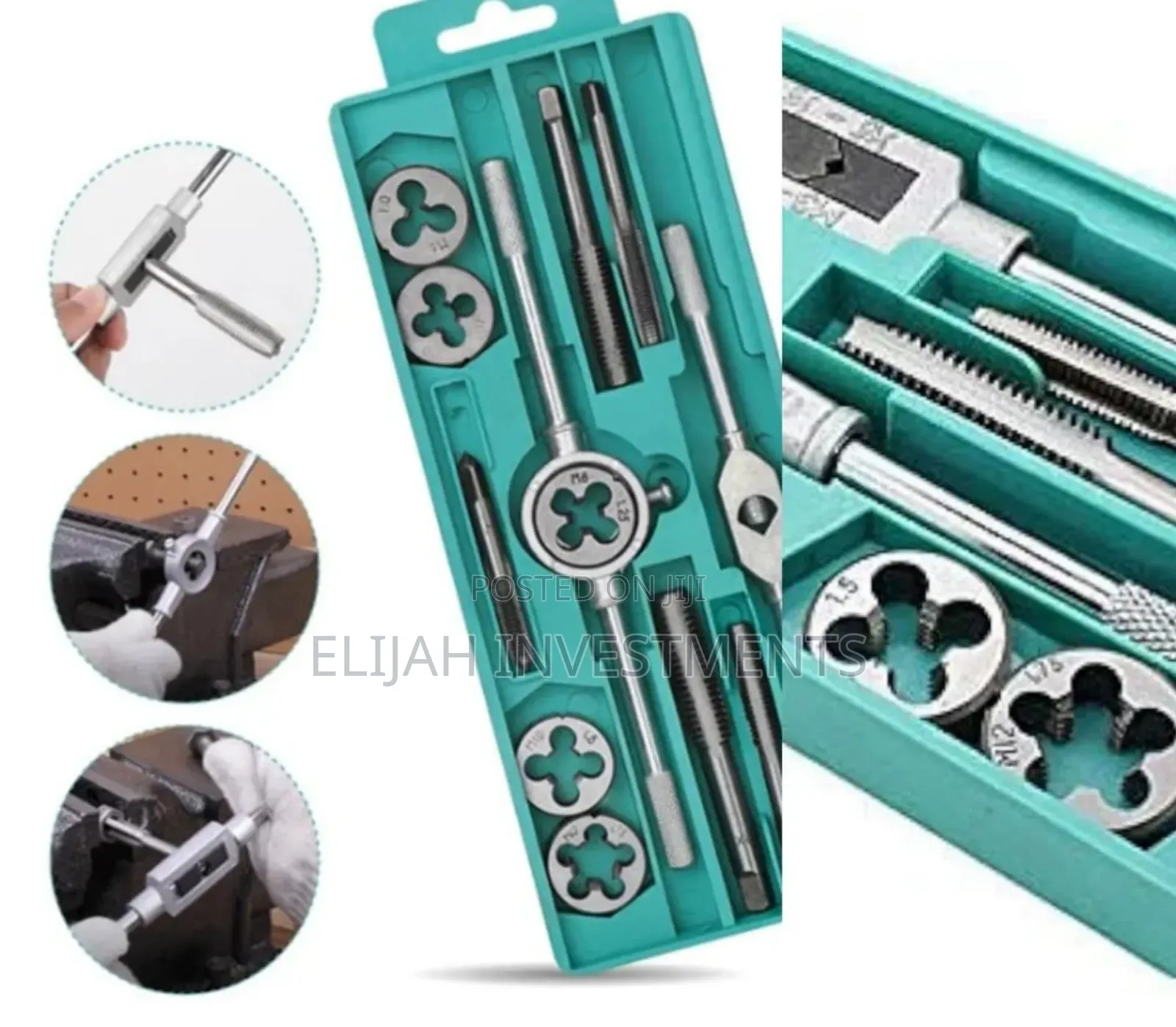 12pcs Threading Tap Die