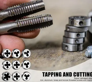20 Piece Tap Set M3 - M12 Thread Cutting Set