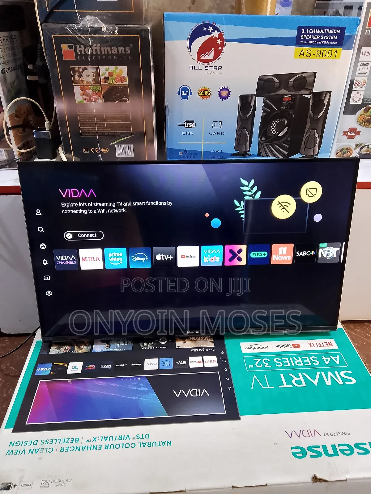 32 Inches Hisense Smart Tv With Inbuilt Decoder
