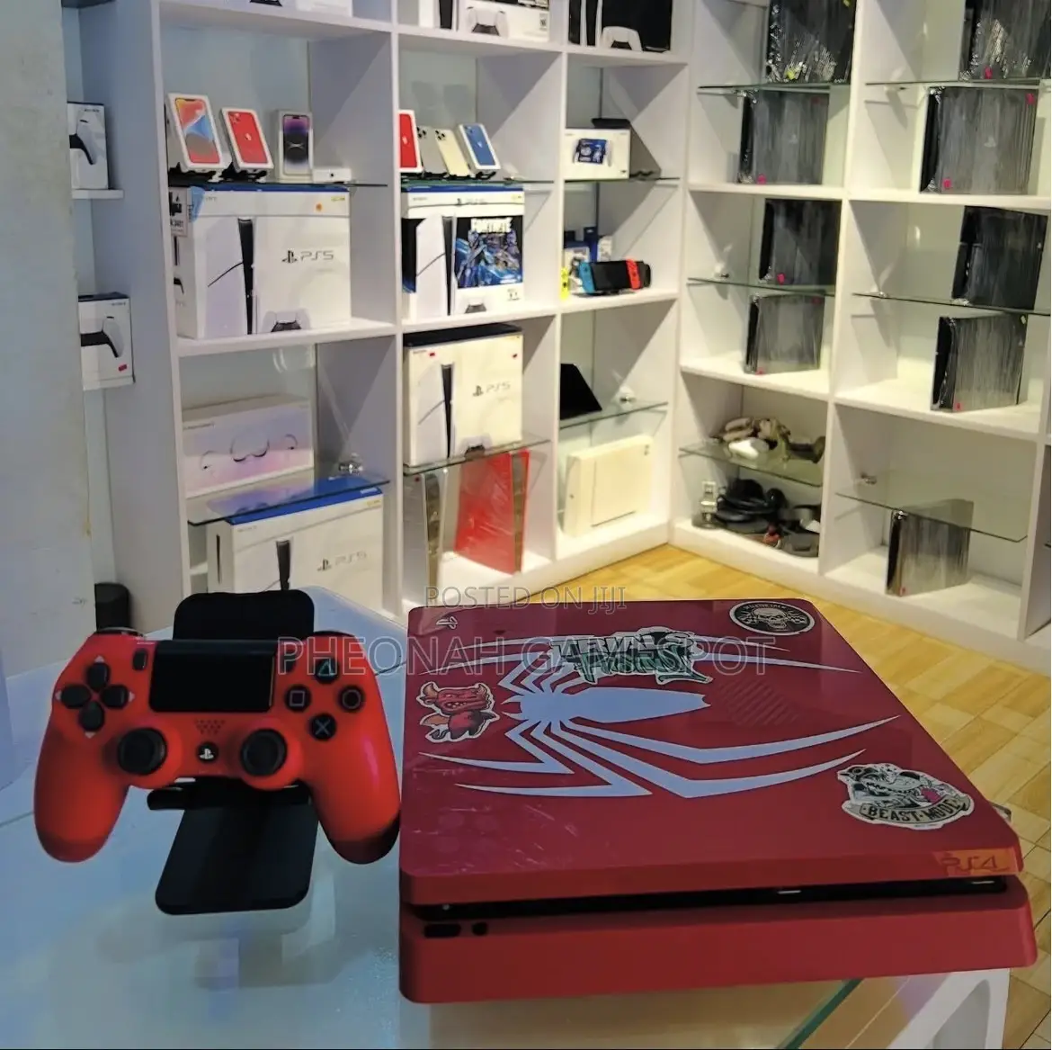 Playstation 4 Slim — 2 Pads, 17 Full Games, Plug and Play Now!