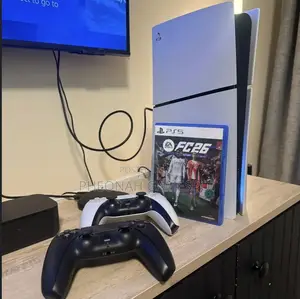 Playstation 5 Slim — 2 Pads and 4 Loaded Games, Ready Now!