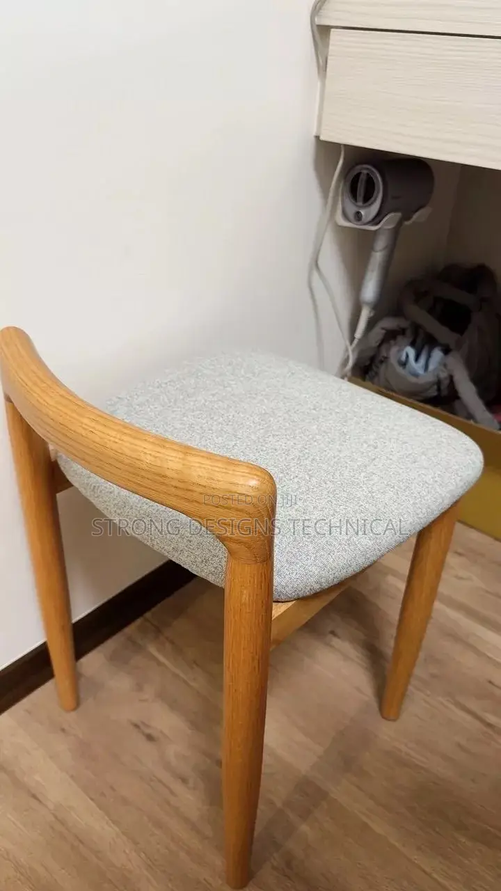Multipurpose Modern Solid Wood Chair- Stool.