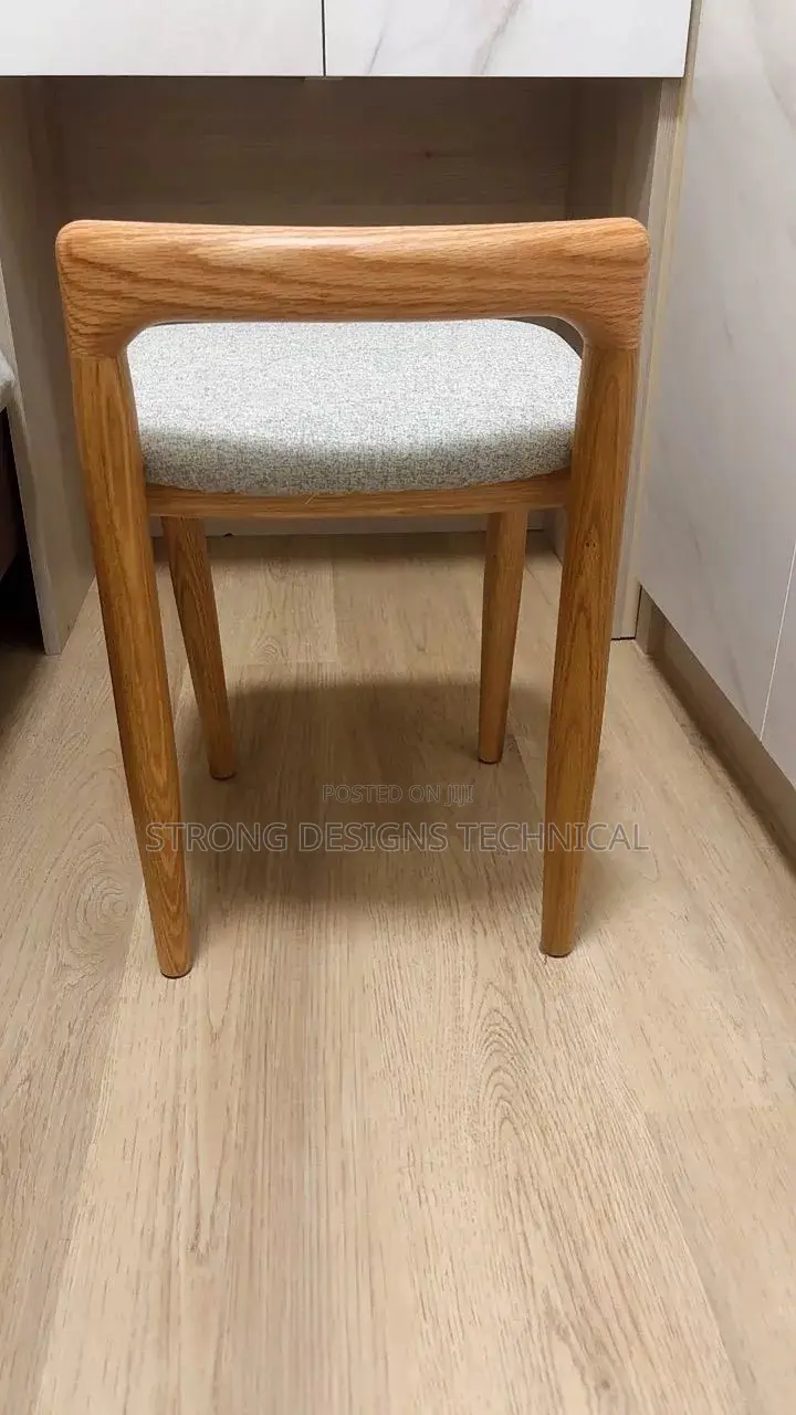Multipurpose Modern Solid Wood Chair- Stool.