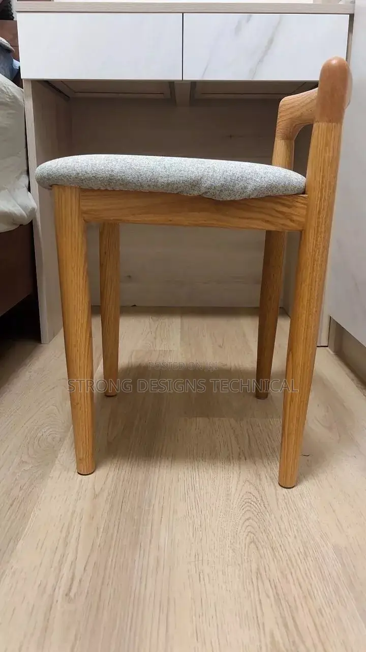 Multipurpose Modern Solid Wood Chair- Stool.