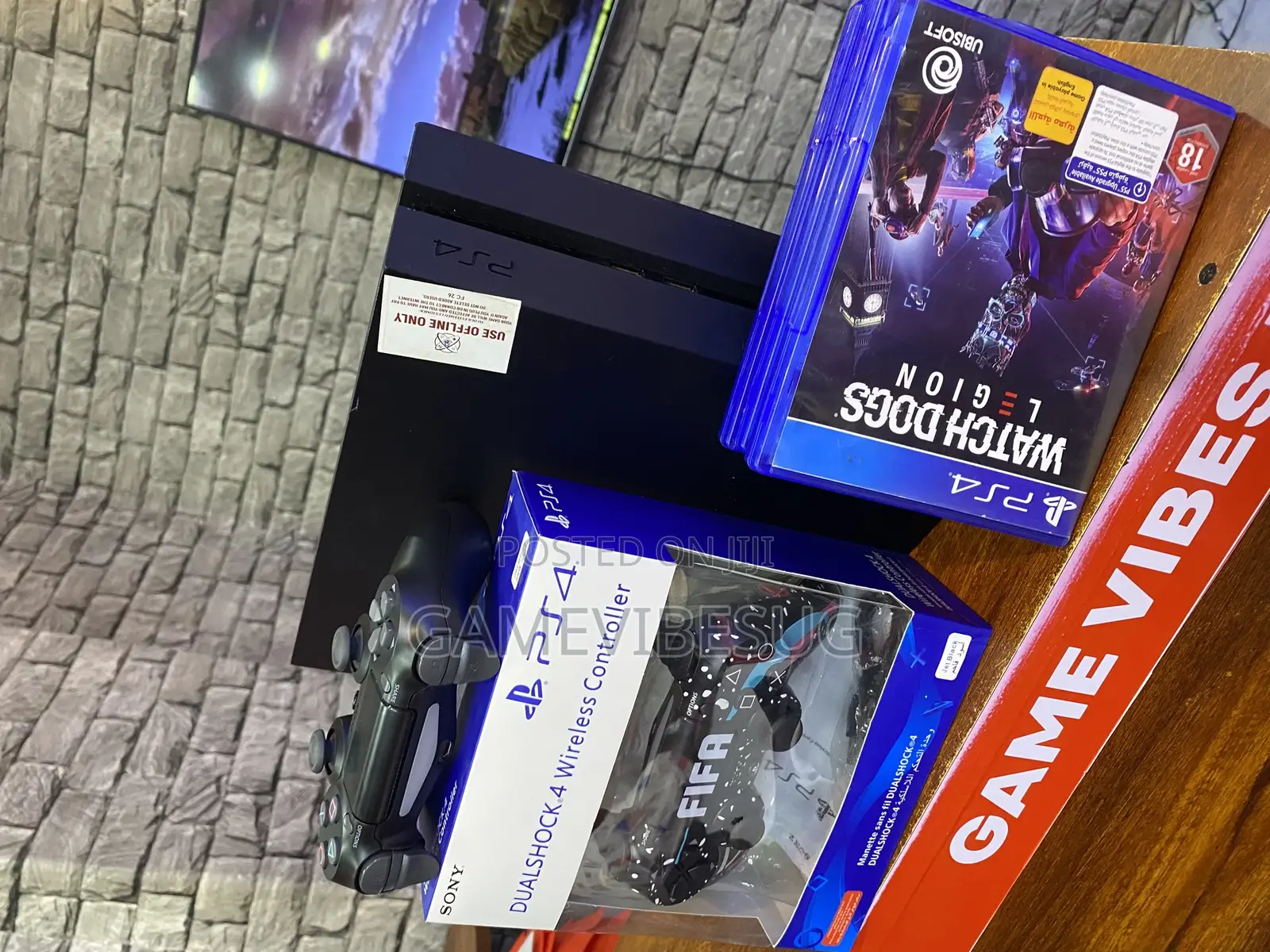 Ps4 Console and 2 Games Controllers