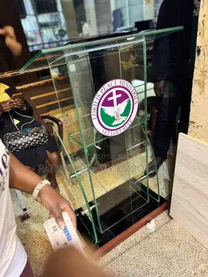 Transparent Podium
