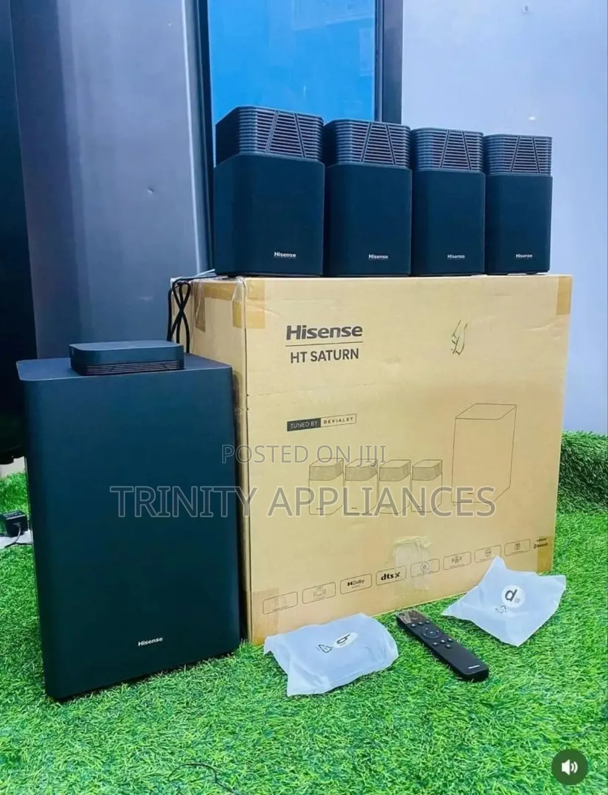 Hisense Ht Saturn Home Theatre System 720 Watts 4.1.2 Ch