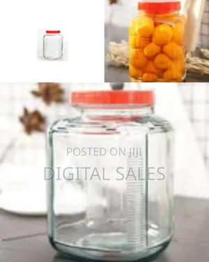 Bon Appetit 4.5l Square Glass Cereal Cookies Storage Jar Container