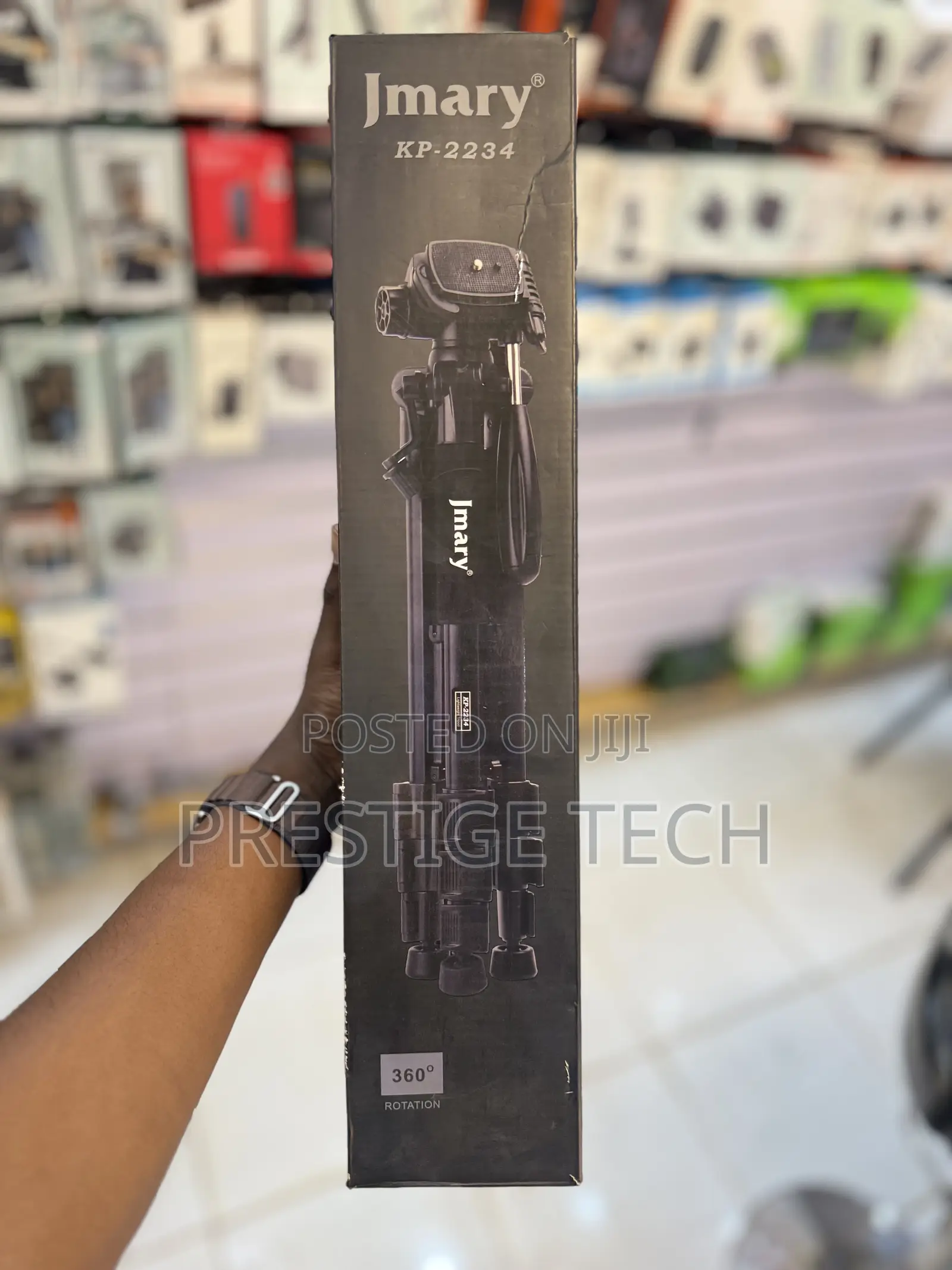 Jmary Kp2234 Professional Aluminum Tripod For All Dslr Camera & Phones