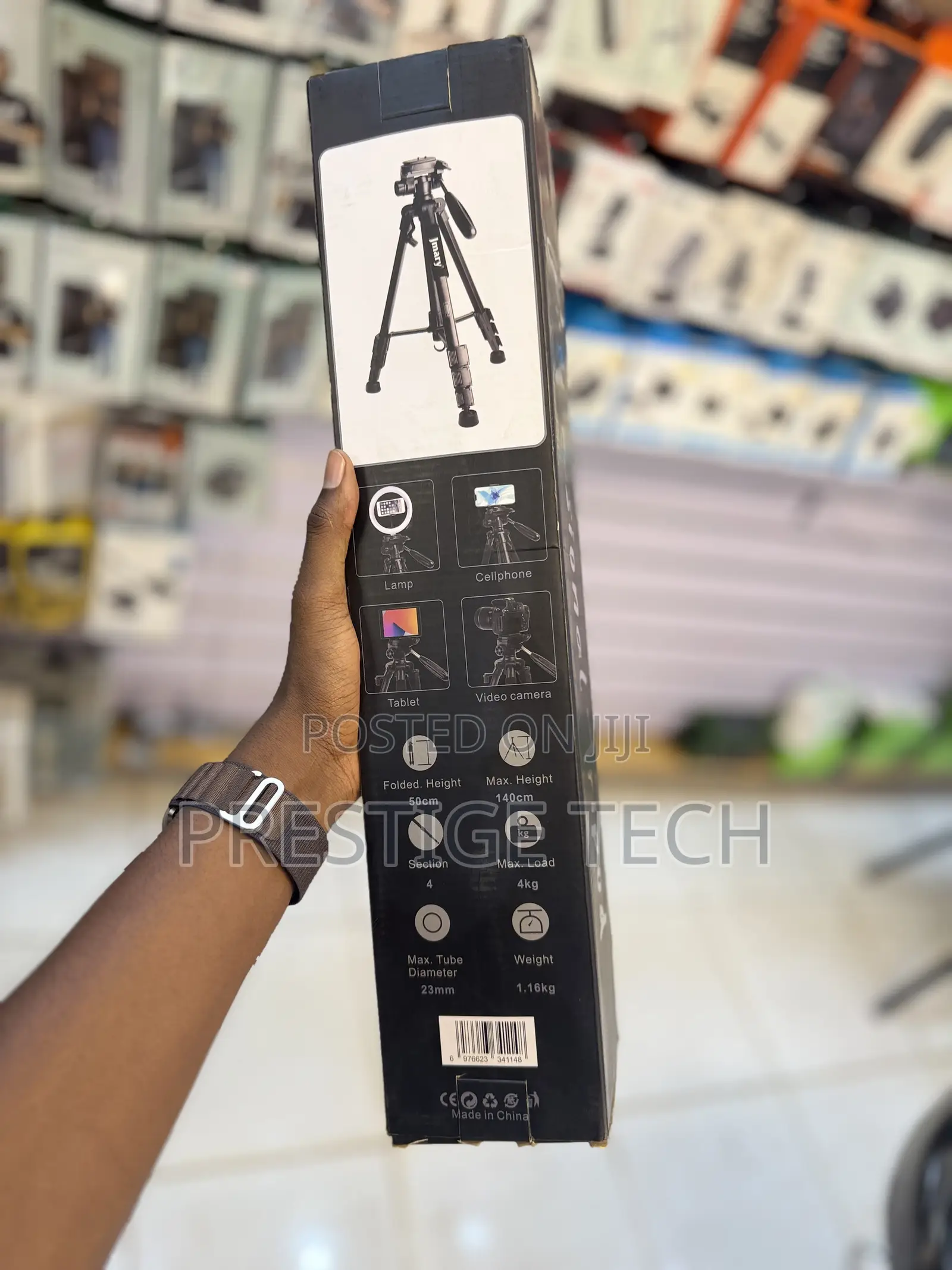 Jmary Kp2234 Professional Aluminum Tripod For All Dslr Camera & Phones