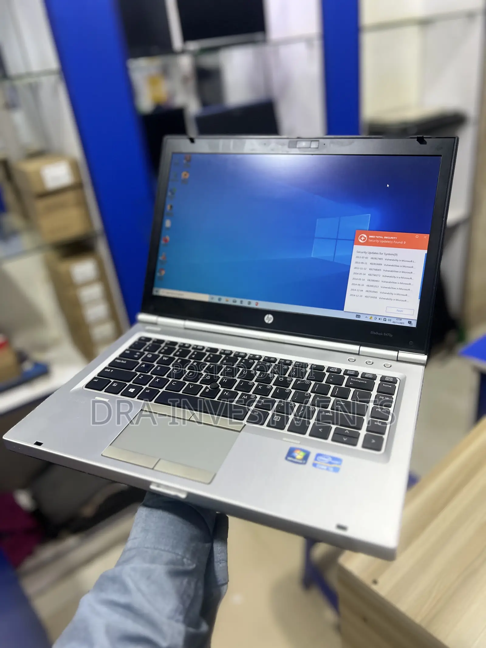 New Laptop HP EliteBook 8470P 4GB Intel Core I7 HDD+SSD 1T