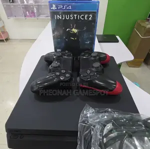 Ps4 Slim Pack — 2 Controllers + 19 Games, Play Instantly!