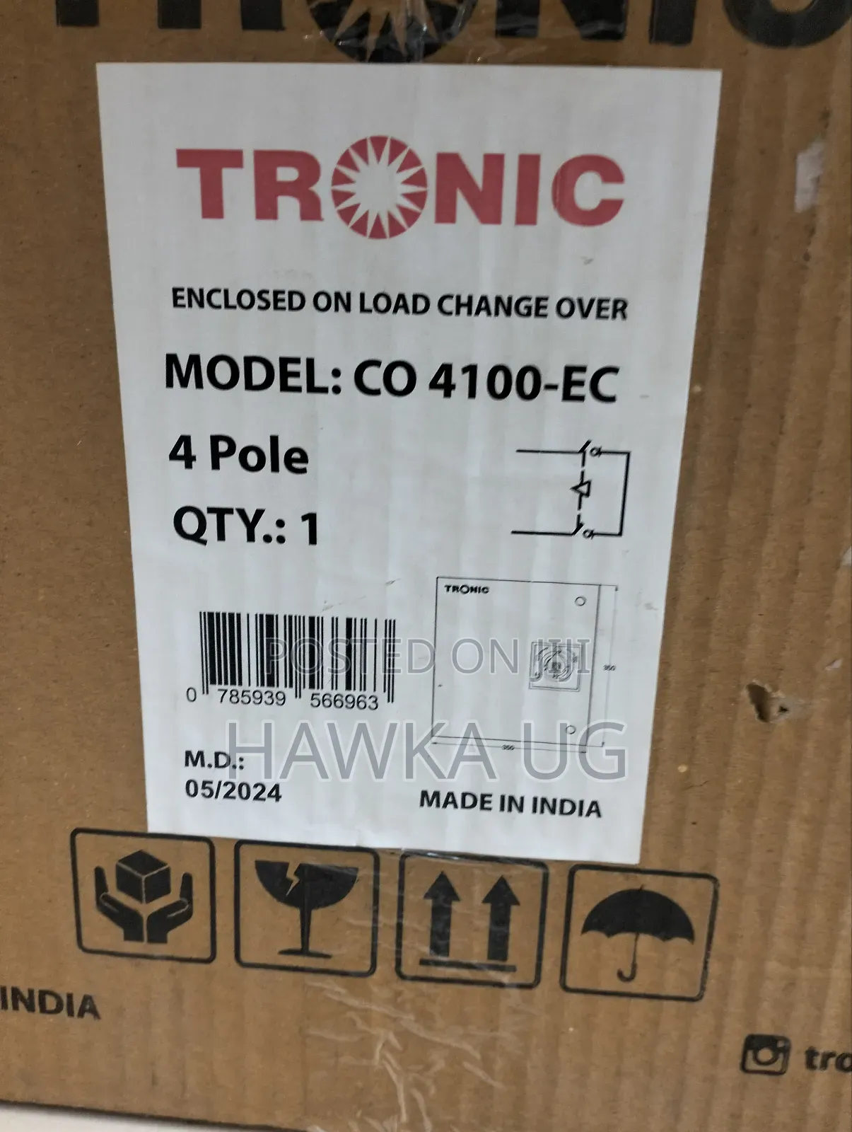 Change Over Switch 100a