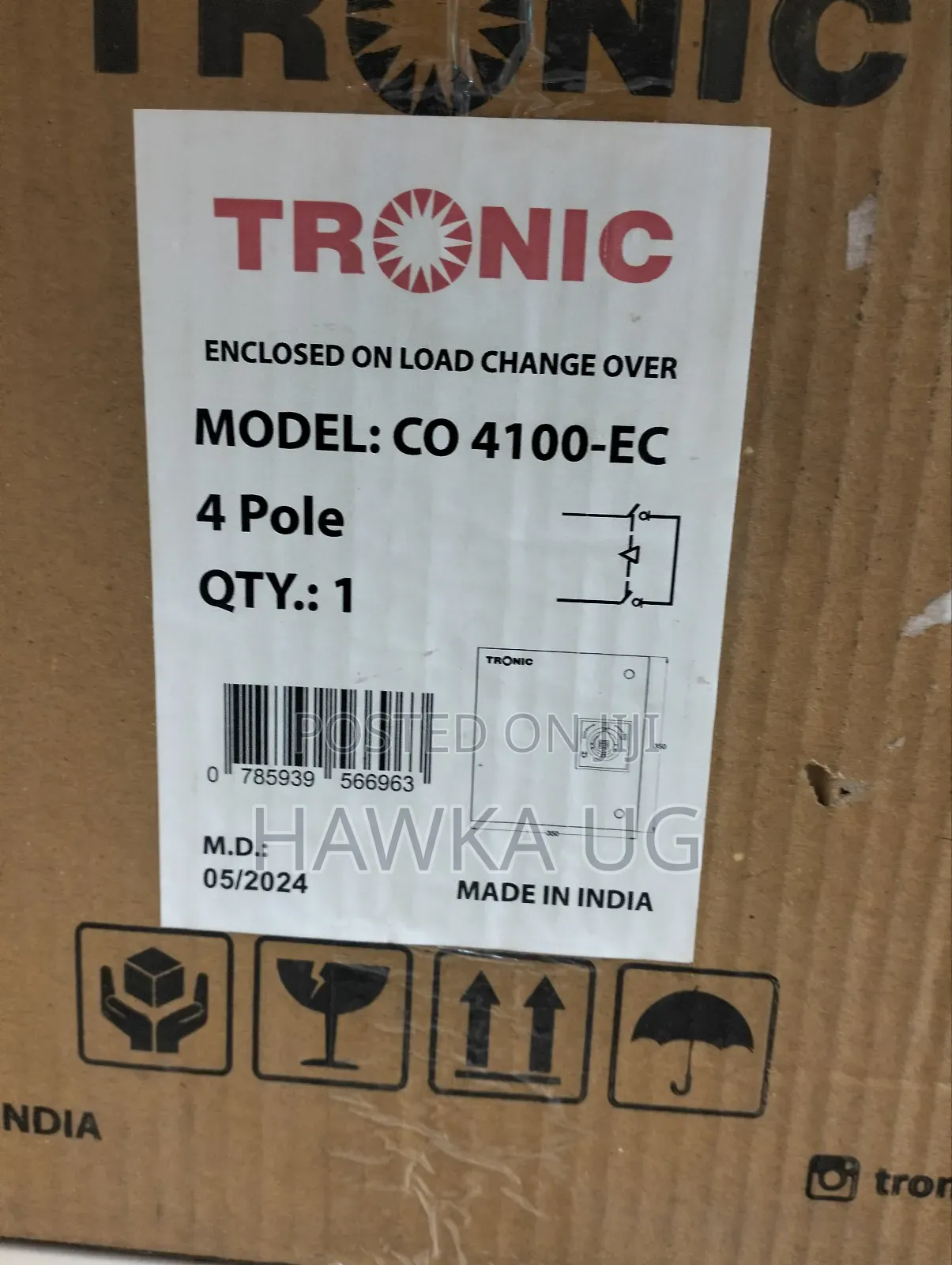 Change Over Switch 100a