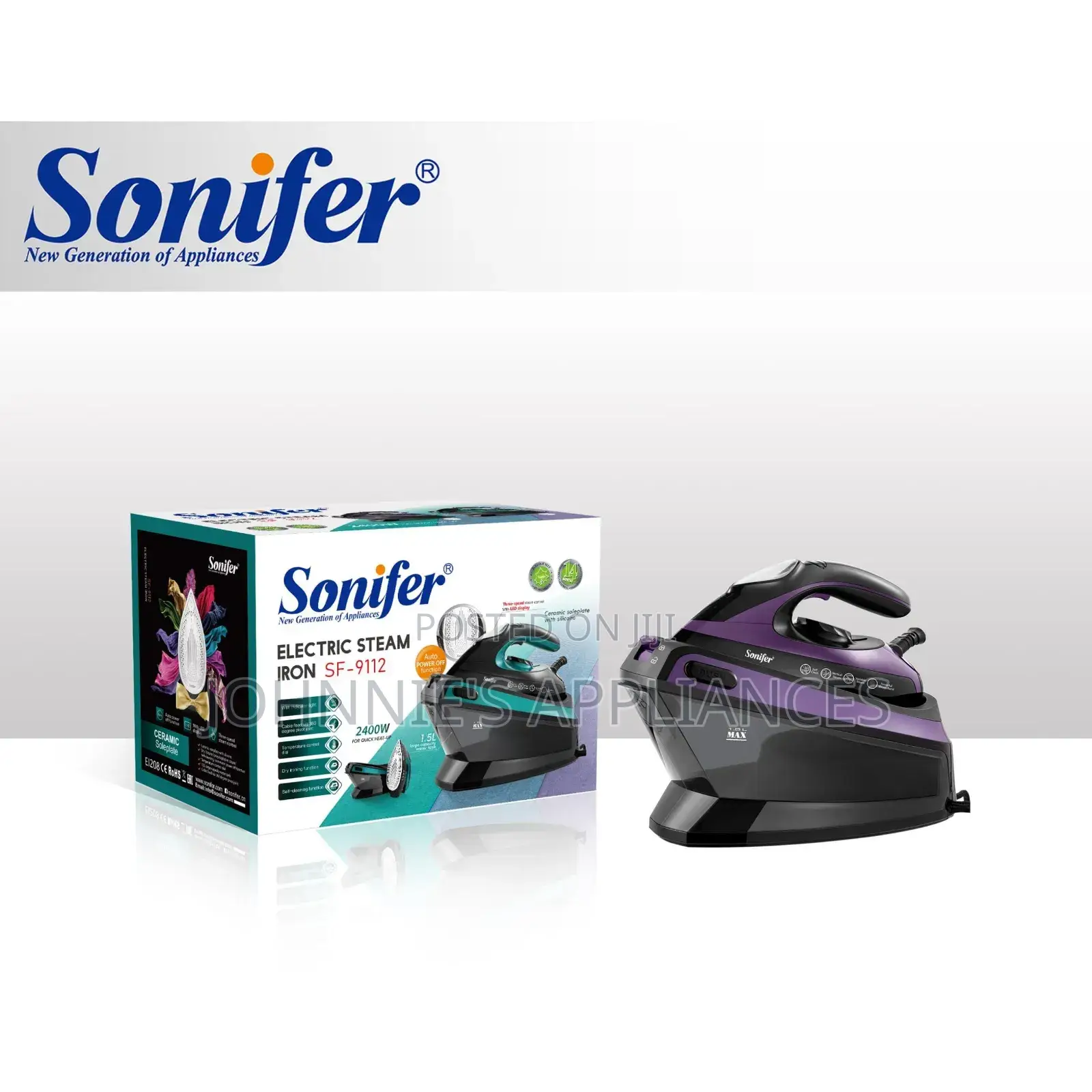 Sonifer Electric Steam Iron Sf-9112