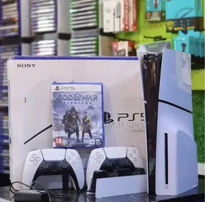 Playstation 5 Slim Open Box — 2 Pads and 4 Exciting Games Inside!