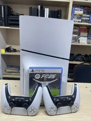 Ps5 Slim Special — 2 Controllers, 3 Loaded Games, Pure Joy!