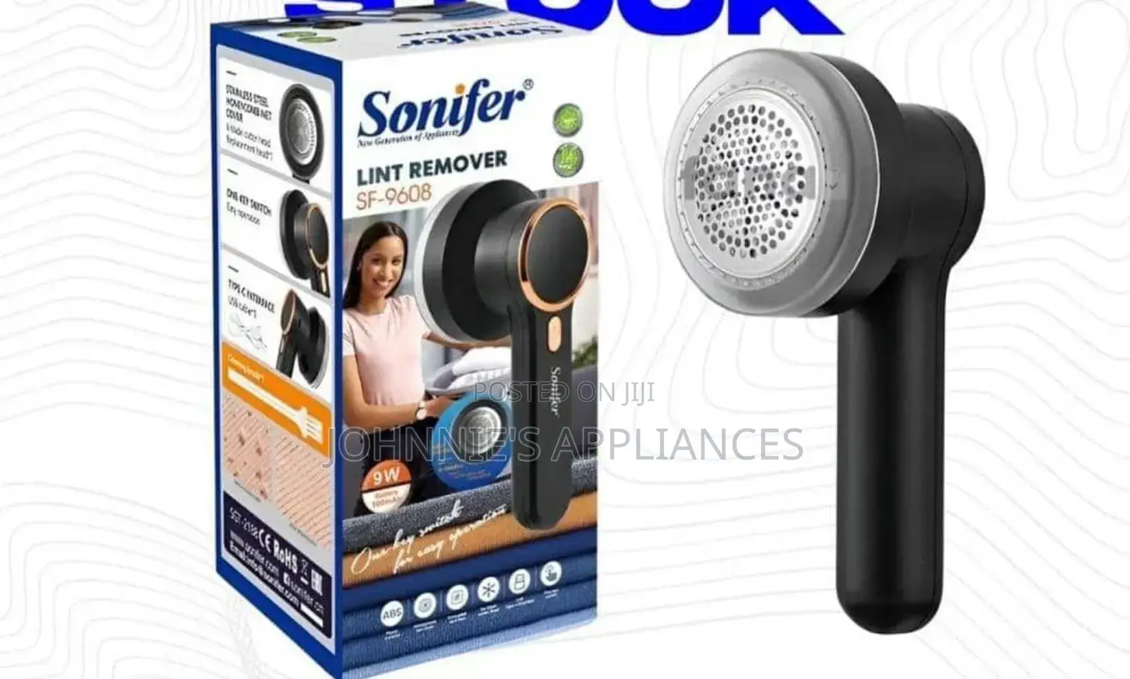 Sonifer Sf-9608 Lint Remover – Rechargeable Fabric Shaver (9w)