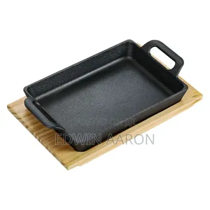 Square Shaped Cast Iron Pan