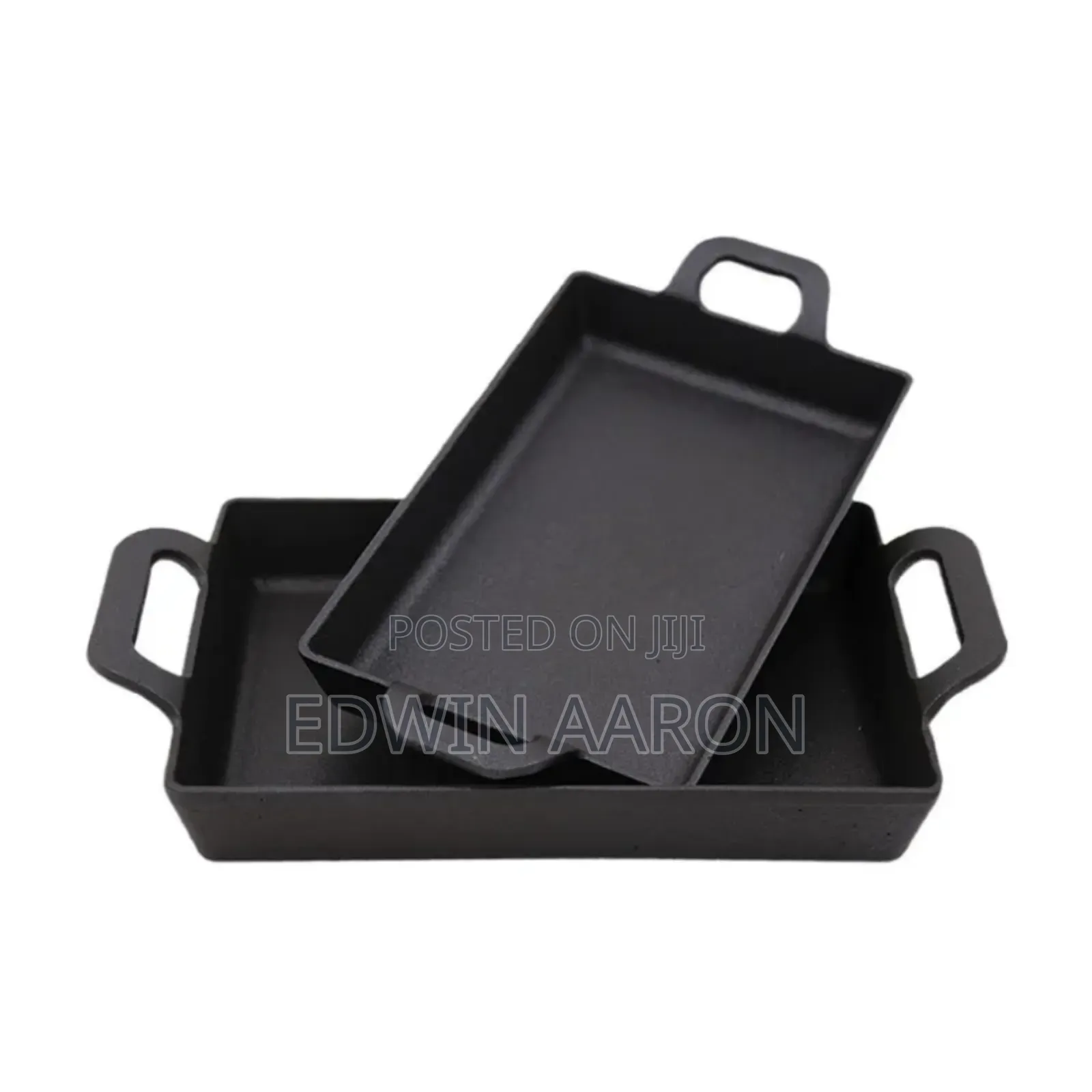 Square Shaped Cast Iron Pan