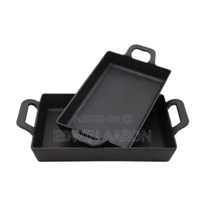 Square Shaped Cast Iron Pan