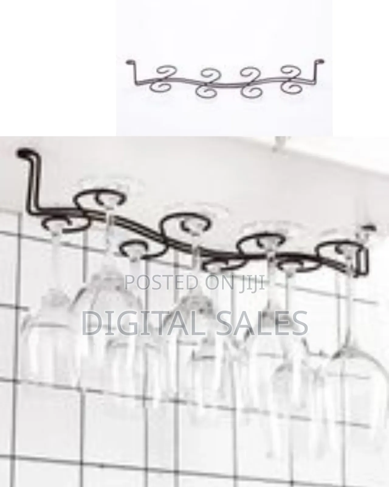 8 Wine Glasses Rack Storage Organizer Holder,