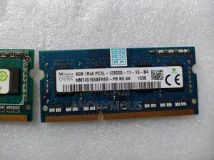 Two Laptop Ram Chips 8gb Total Ddr3l