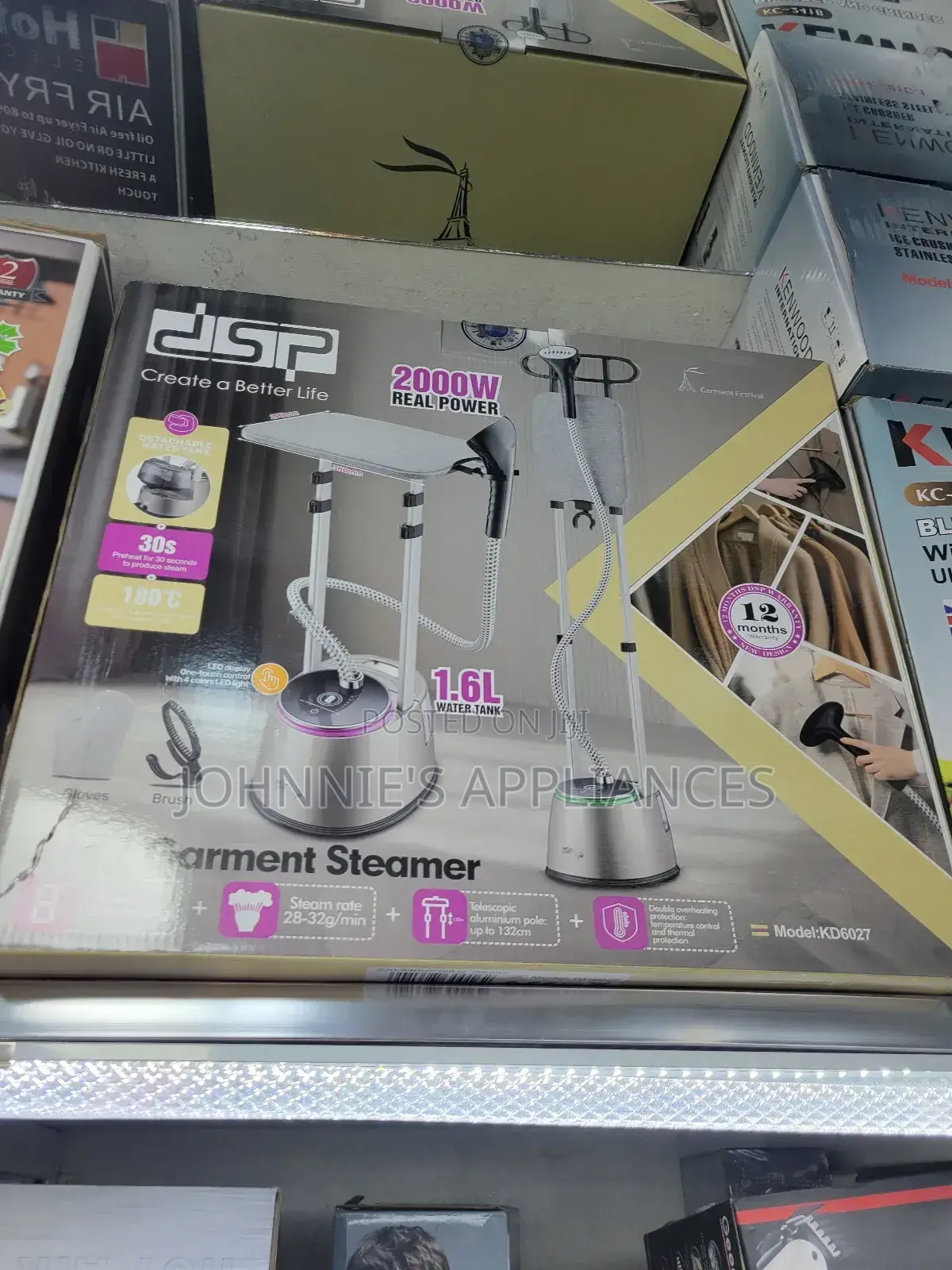 (1.6l) DSP Garment Steamer