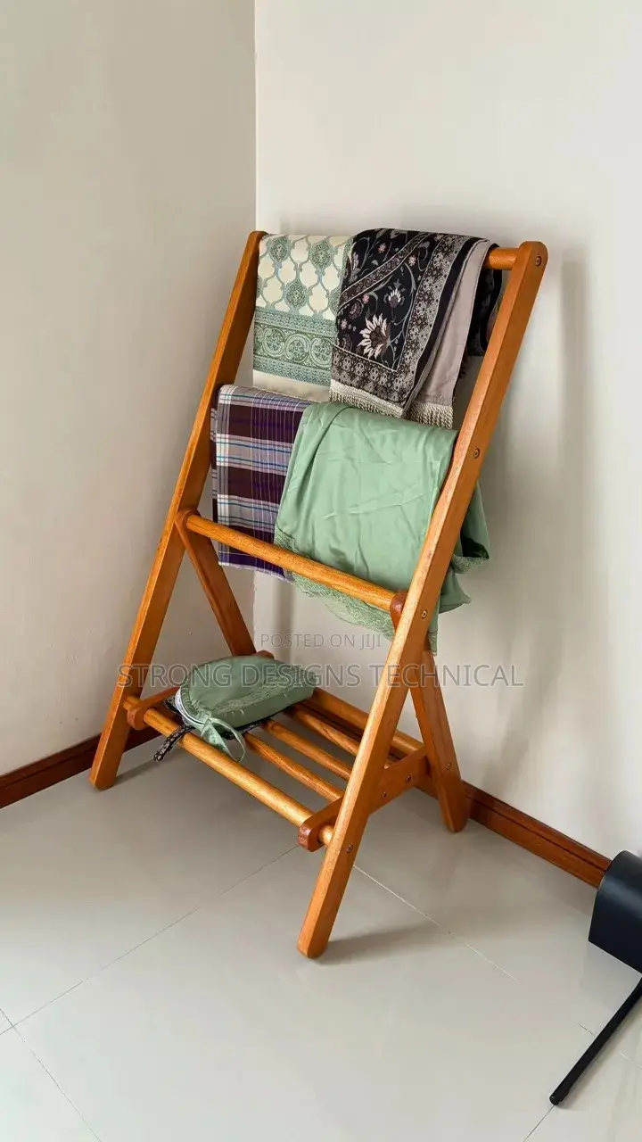 Wooden Hanger Stand.