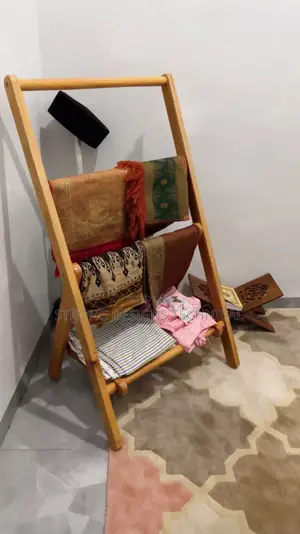 Wooden Hanger Stand.