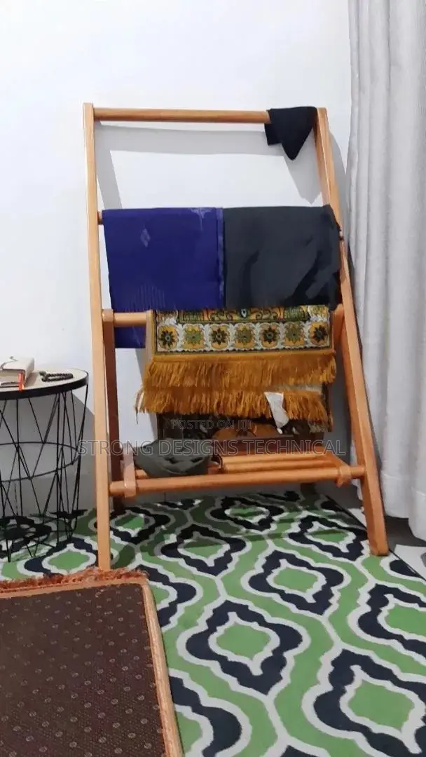 Wooden Hanger Stand.