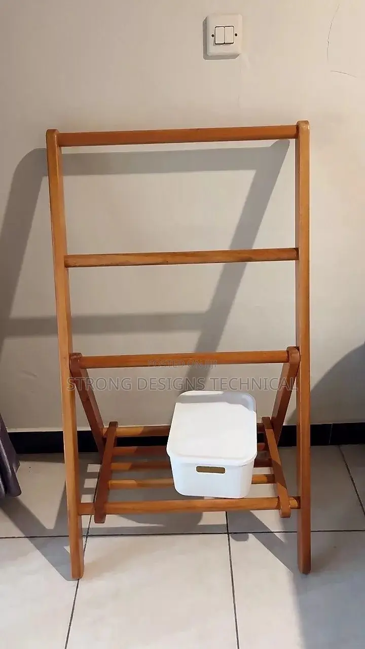 Wooden Hanger Stand.
