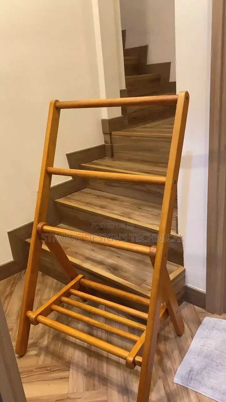 Wooden Hanger Stand.