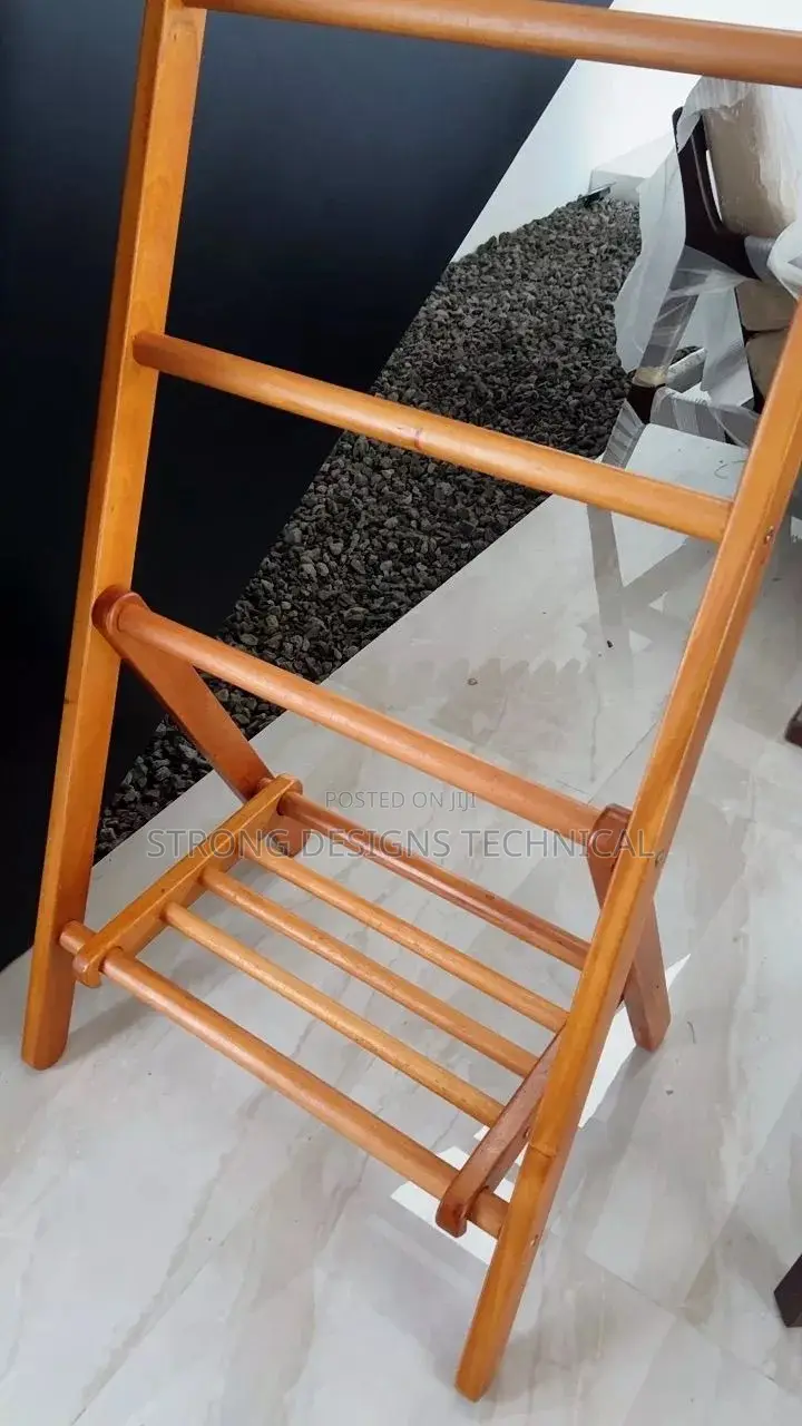 Wooden Hanger Stand.