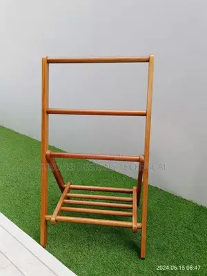 Wooden Hanger Stand.